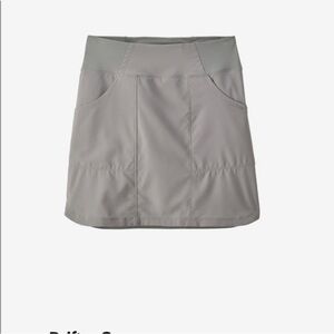Patagonia Tech Skort Drifter Gray Size Small | Hiking Travel Athleisure